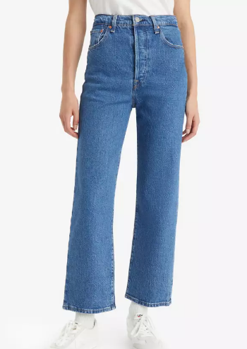 Jean Ribcage Straight Tobillero de Levis's