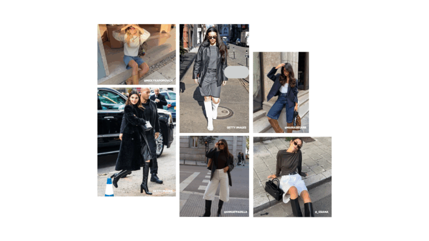 Las bermudas con botas altas conquistan el invierno. Descubre cómo combinar este dúo atrevido para lograr un look elegante, moderno y sin frío.